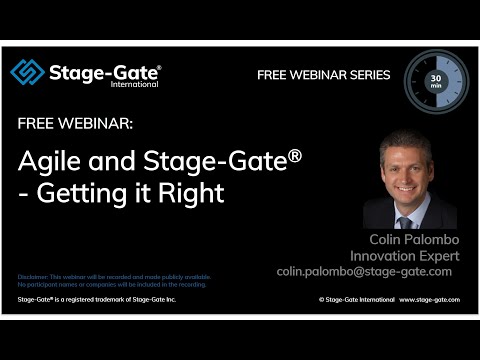 Agile and Stage-Gate®: Getting it Right