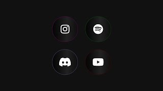 Glowing Glass Buttons with Hover Effects using HTML & CSS