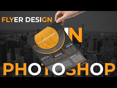 How to make professional flyer design in adobe photoshop|Flyer design in photoshop