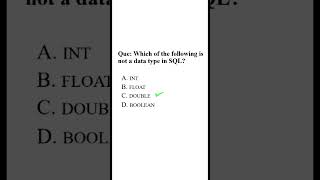 SQL Quiz - 9 | #sql #shorts #MahiIt
