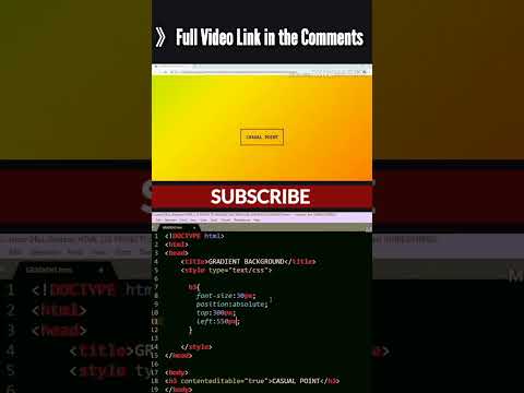 Animated Gradient Background Effect #html #css #coding #websitedesign #gradientbackground