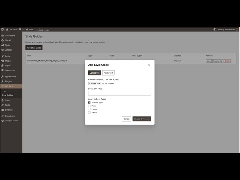 Style Guides | WP Bard
