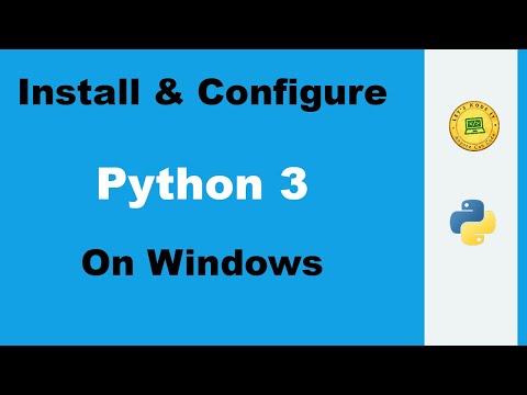How to install Python 3.x on Windows 10/8/7 - Python 3 Tutorial