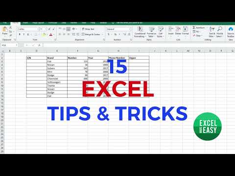 15 Excel Tips & Tricks to Improve Your Efficiency