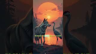 The Wolf and The Cranes #fablesforkids #youtube #yt #learningstories #shortstory
