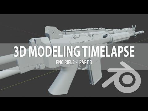 Blender Weapon Modeling Timelapse - part3