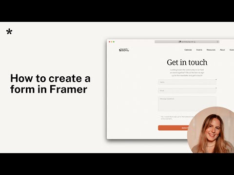 How to Create a Form in Framer (with Tally)