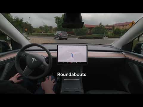 self driving car from Tesla 🔥
