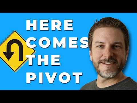 Its Time to Pivot... the channel is changing!