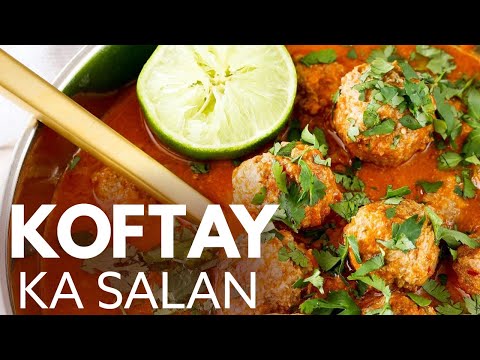 Koftay ka Salan Recipe (Urdu Hindi) | Mutton Kofta Curry | Meatball Curry | Pakistani Kofta Kabab