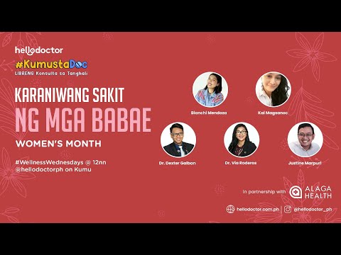 #KumustaDoc — Karaniwang Sakit ng Mga Babae