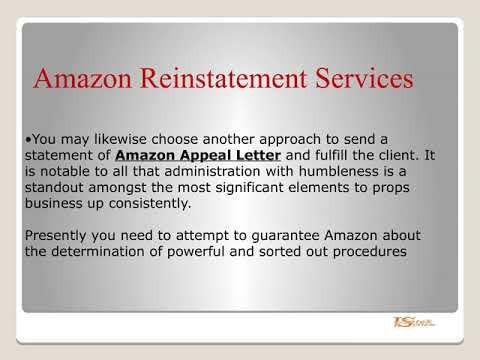 Amazon Reinstatement Services Get Back to Seller Account Immediately
