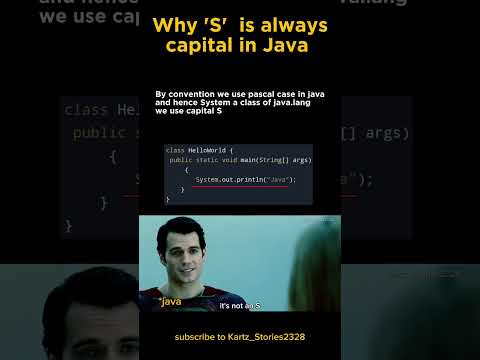 Why s is capital in java 🤔😵 #shorts #short #viralshorts #java