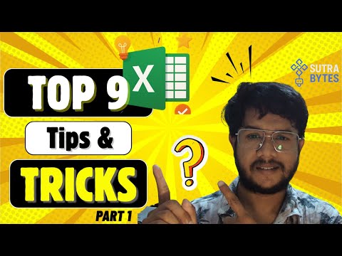 9 Excel Tips & Tricks Every Beginner Should Know! | Module 16 Lecture 7| Excel Zero to Hero #viral