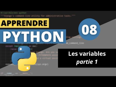 APPRENDRE PYTHON | #08 - Les Variables - Partie 1