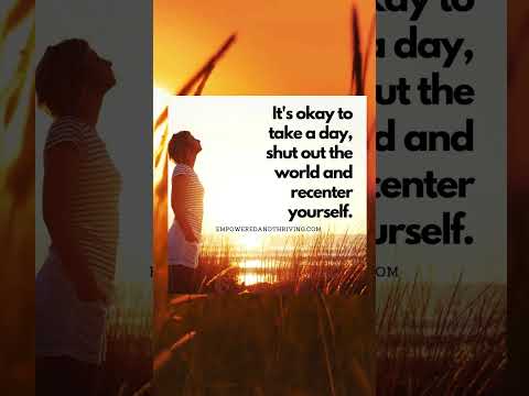 Reset and Recenter Yourself