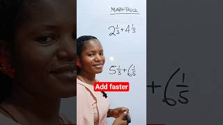 Math trick. Add faster than a calculator. #maths #mathshorts #vedicmaths #mathstricks