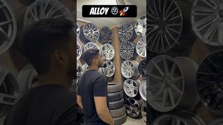 Alloy wheel modification! Swift modified alloy wheels ! 17 inch alloy #short #trending #karolbagh
