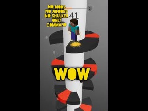 Wow Cara membuat map helix jump hanya dengan 3 command