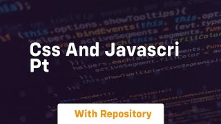 css and javascri pt