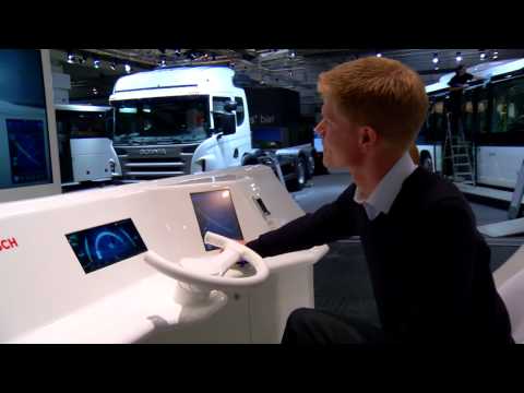 Der LKW-Fahrer-Arbeitsplatz der Zukunft