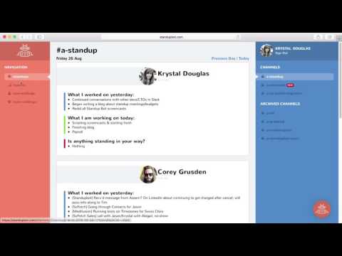 Standup Bot How To: Update Your Team Plan