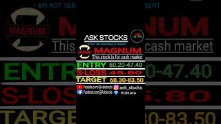 MAGNUM SHARE | CASH MARKET | STOCKS TODAY |