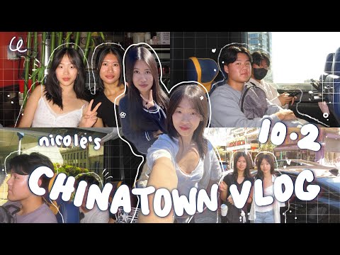 chinatown vlog - food, ice cream, shopping, n more!!