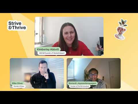 Business and Impact: The Startup Experience | Strive & Thrive Episode 9
