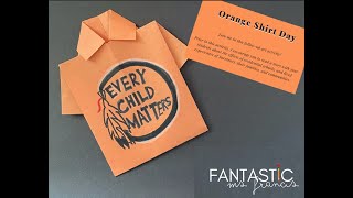 Every Child Matters - Orange Shirt Day Activity