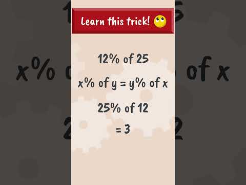 The Math Trick You Never Knew | Easy Percentages