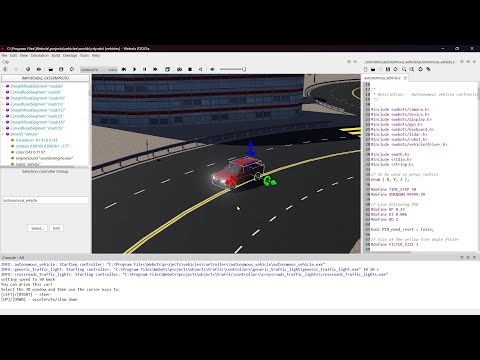 Carro Autônomo no Webots | Primeiros Passos na Simulação de Veículos Inteligentes #webots #auto