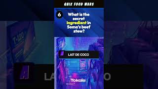 🍜 QUIZ FOOD WARS – Tu connais vraiment les chefs de Totsuki ?