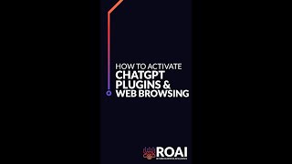 How to activate ChatGPT plugins & web browsing