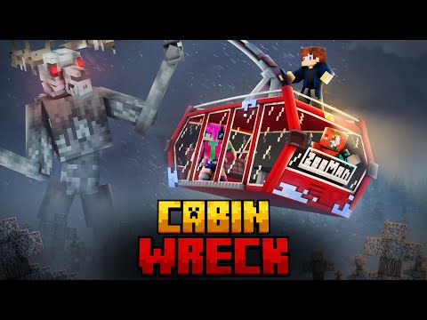 WE SURVIVED A CABIN WRECKAGE IN MINECRAFT!