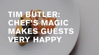 Tasting menu for 60 guests served in 60 minutes.