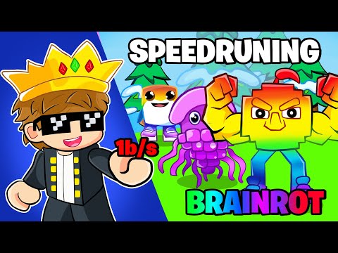 SpeedRunning $1 BILLION in Roblox Steal a Brainrot!