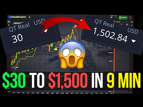 🤯 IT'S INSANE! I Turned $30 into $1,500 with this 4-Indicator System on Pocket Option