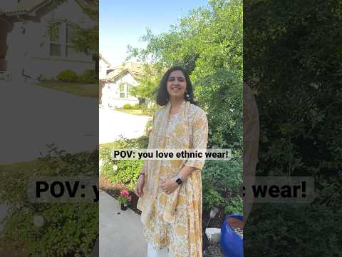 When in doubt, wear Indian 🤍 #shorts #short #shortvideo #ethnicwear