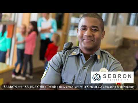 SB 1626 Training