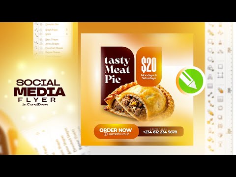 How to Design an Eye-Catching Social Media Flyer in CorelDRAW (Step-by-Step Tutorial!)