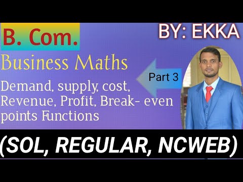 B. Com functions related to business and Economics with Examples