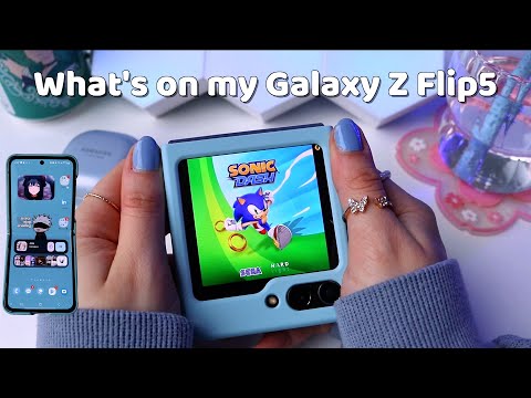 What's on My Phone | Galaxy Z Flip5 *One UI 6* Aesthetic Setup 💙