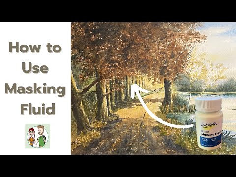 How to Use Masking Fluid in a Watercolor Painting by Always Wandering Art