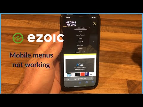 Mobile menus not working (wordpress) when Ezoic ads are added