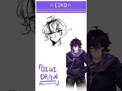 letting my OCs draw themselves | DigiDraw #art #animatic #oc #shorts