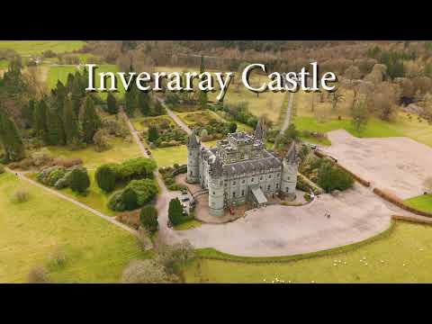 Inveraray Castle | Scottish Castles | DJI Mini 4 Pro 4K drone footage