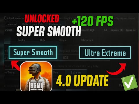 Finally🔥Super Smooth Graphics + 120 FPS in All devices BGMI 4.0 UPDATE