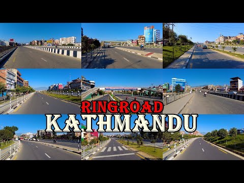 4K 🇳🇵 Kathmandu Ring Road (Chakra Path) Ride in 8 Lane Road in Nepal - Koteshwor to Kalanki 2023