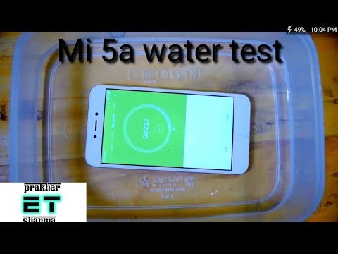 Mi 5a water test for 5 minutes